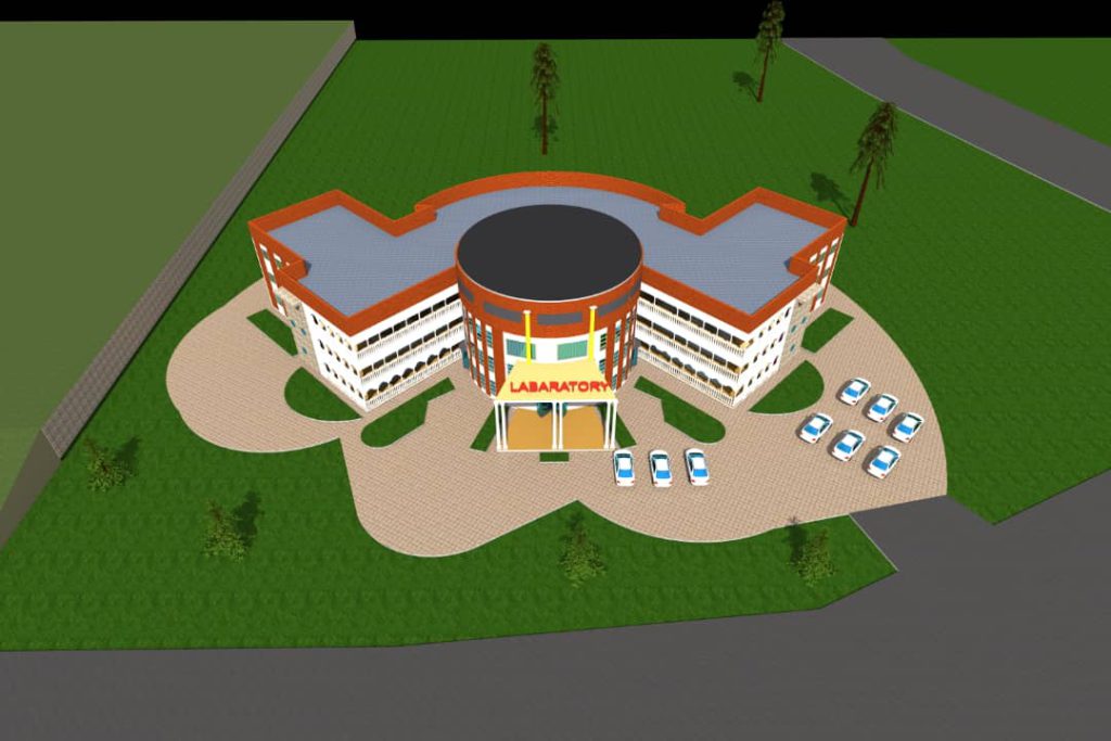 Aerial View of the Laboratory Complex