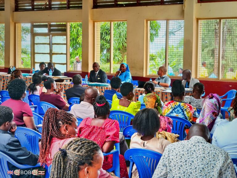 Head Teacher addressing parents