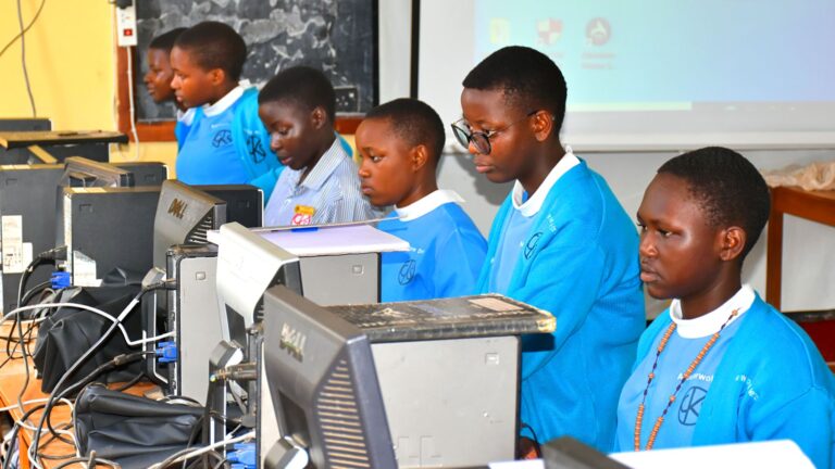 Students in Computer Lab Practicals
